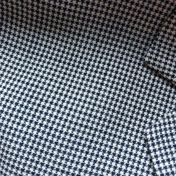 Big and Tall Hart Schaffner Marx tan/beige and black Checkered Blazer - Picture 4 of 8